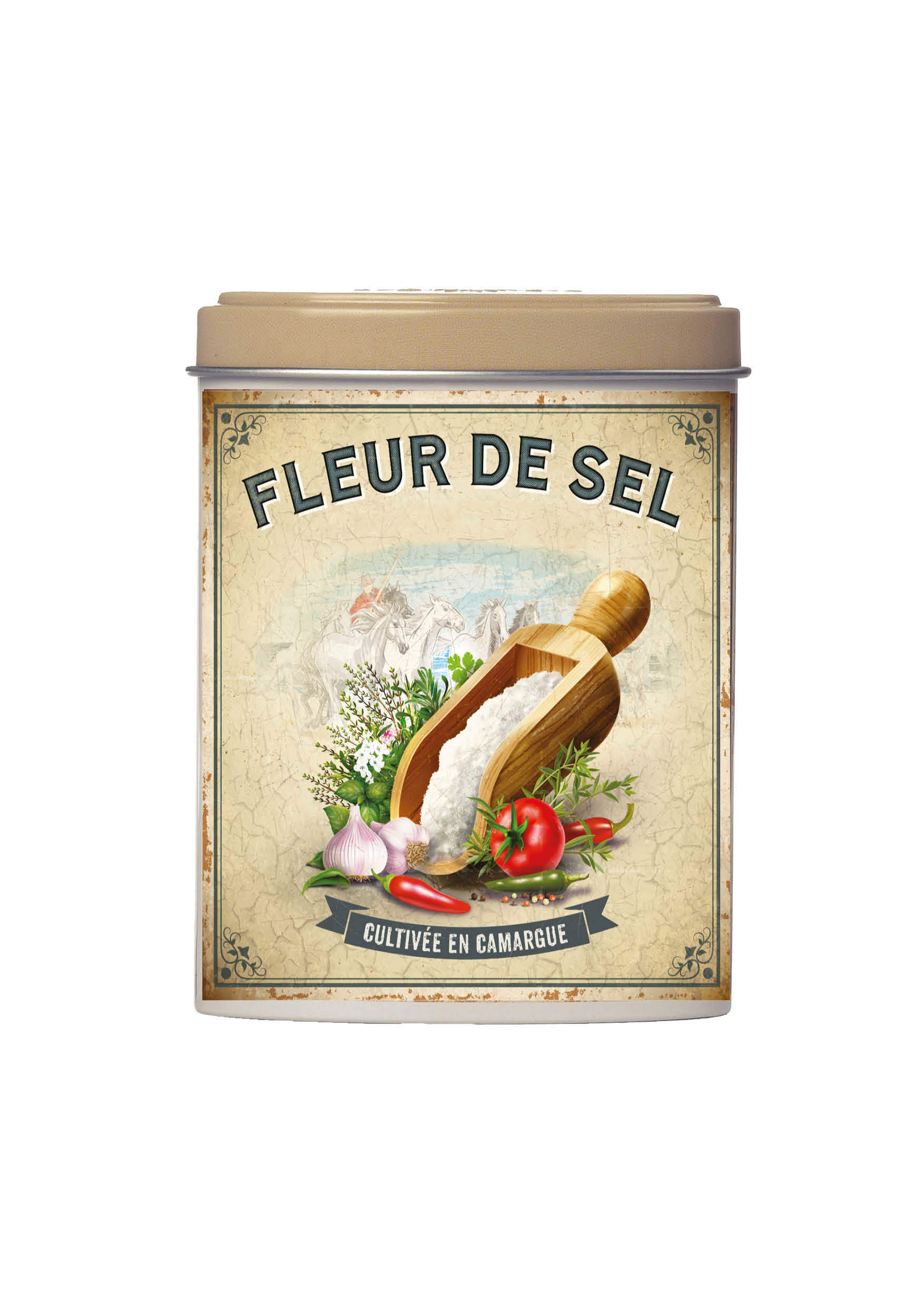 Boite verseuse - Fleur de sel de Camargue 60 g