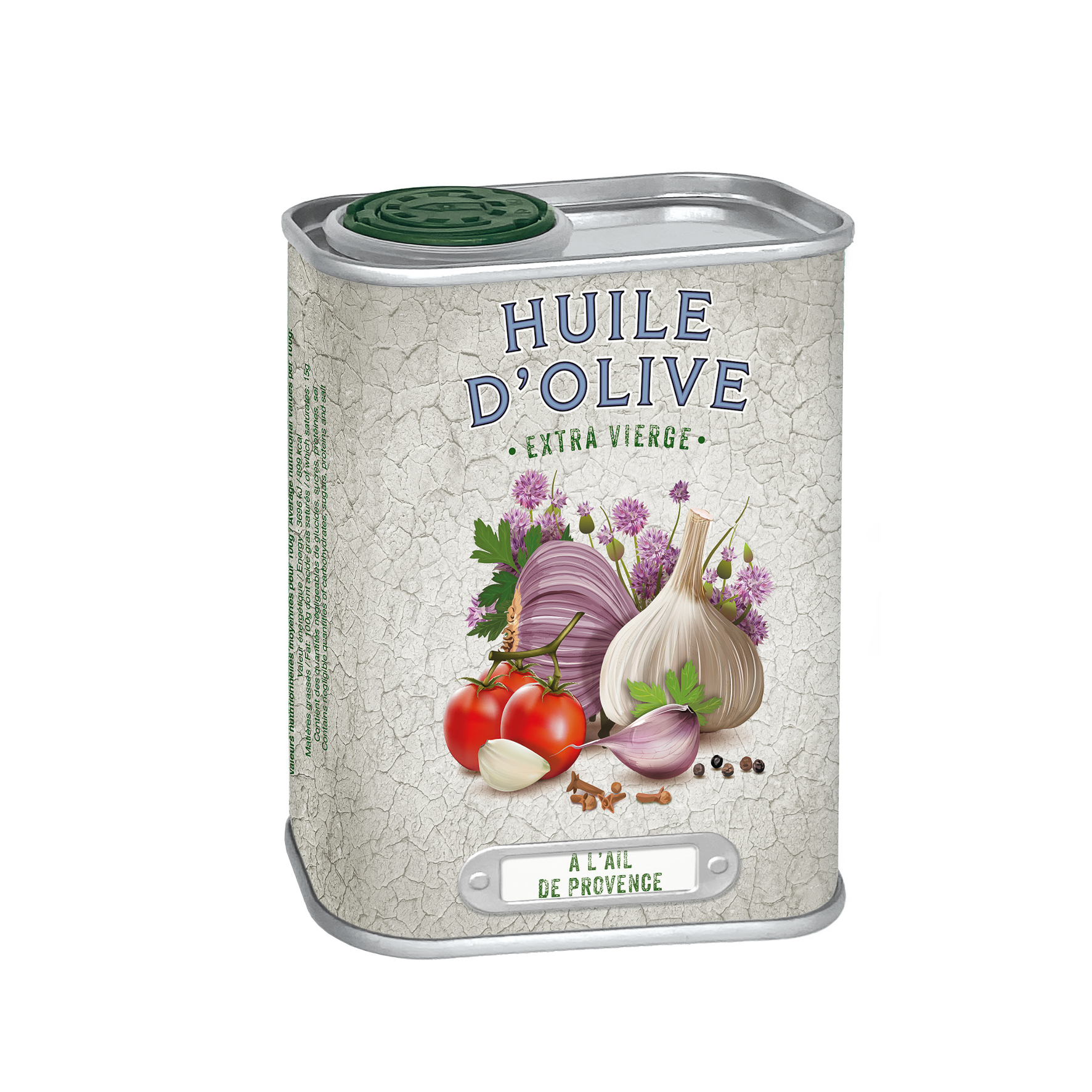 Huile d'Olive Extra Vierge à l'Ail de Provence - 150 ml