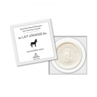 Coffret Luxe Porte-Savon Lait d'Ânesse Bio