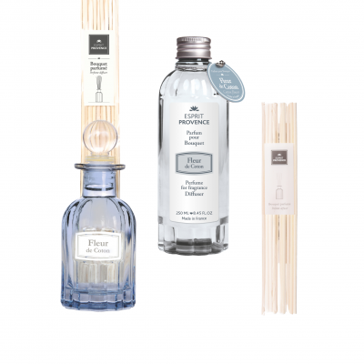 Pack Bouquet Aromatique & Recharge - Fleur de Coton