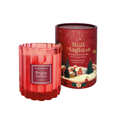 Coffret Bougie Parfumée Fruits des Bois - Nuit Magique - 190g