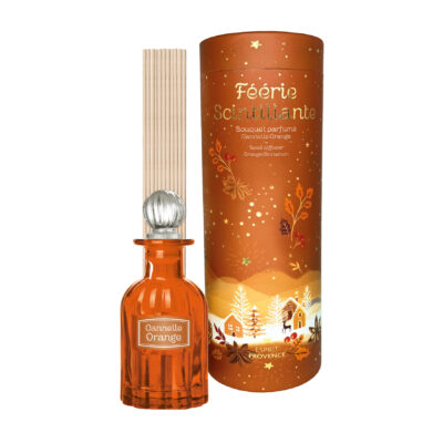 Coffret Bouquet Parfumé Cannelle Orange - Féerie Scintillante - 100 ml