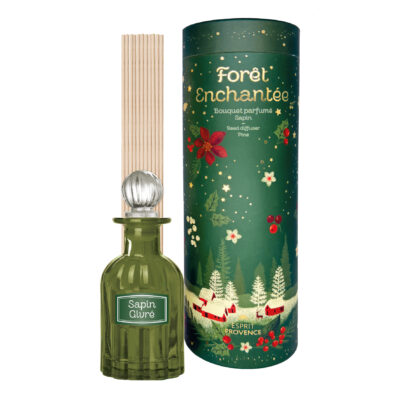 Coffret Bouquet Parfumé Sapin Givré - Forêt Enchantée - 100 ml