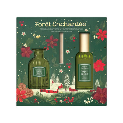 Coffret Forêt Enchantée - Bouquet Parfumé & Parfum d'Ambiance